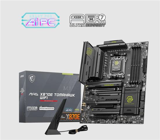 MSI MAG X870E TOMAHAWK WIFI - motherboard - ATX - Socket AM5 - AMD X870E-8