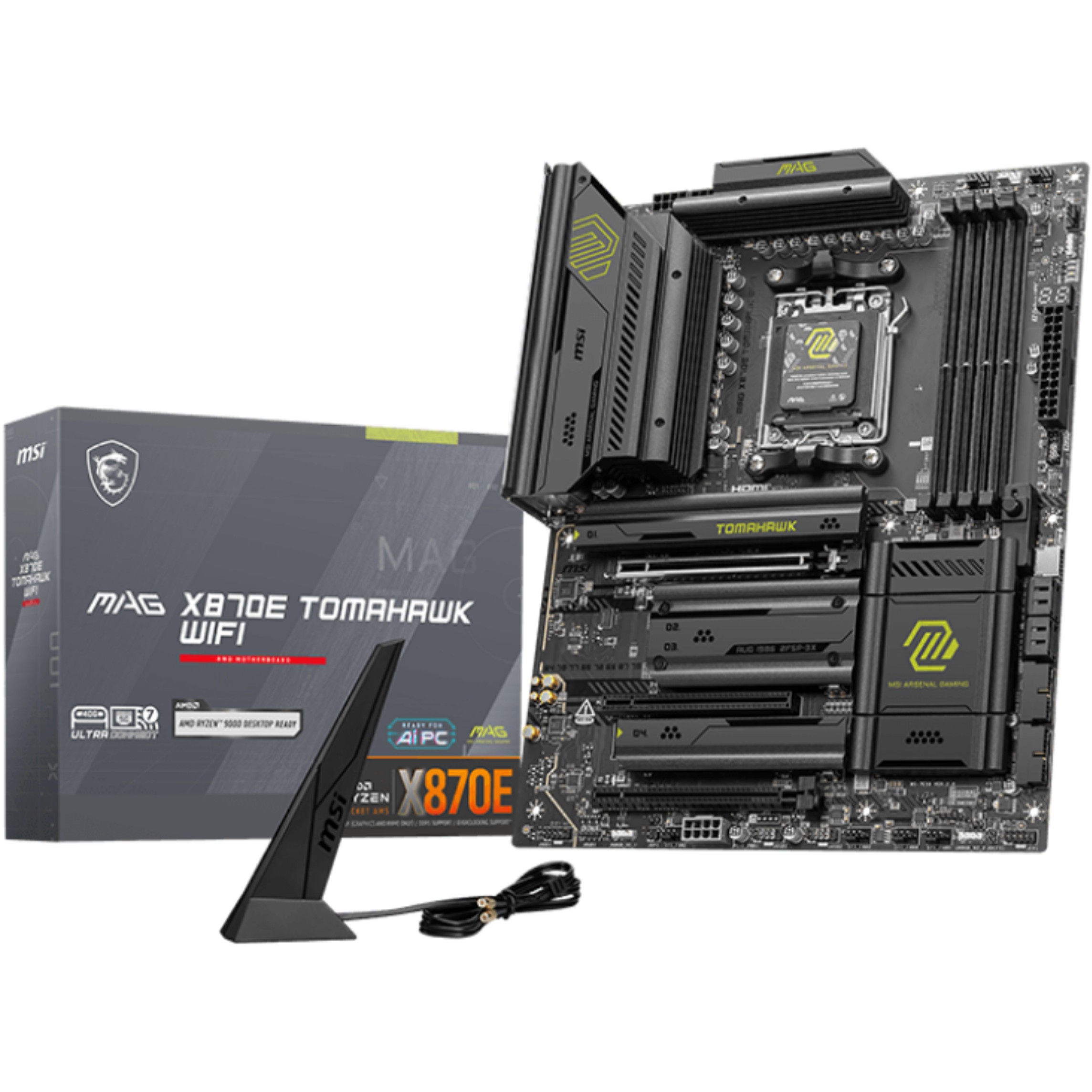 MSI MAG X870E TOMAHAWK WIFI - motherboard - ATX - Socket AM5 - AMD X870E-4