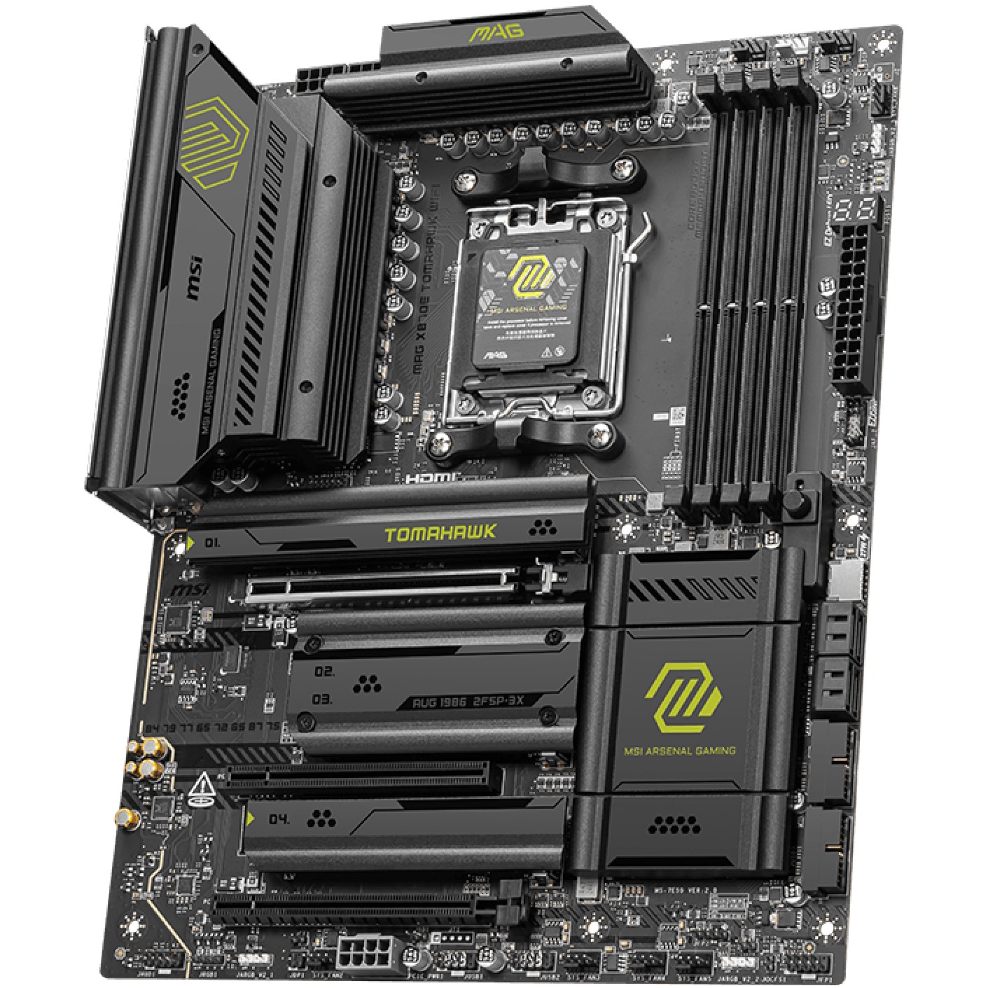 MSI MAG X870E TOMAHAWK WIFI - motherboard - ATX - Socket AM5 - AMD X870E-6