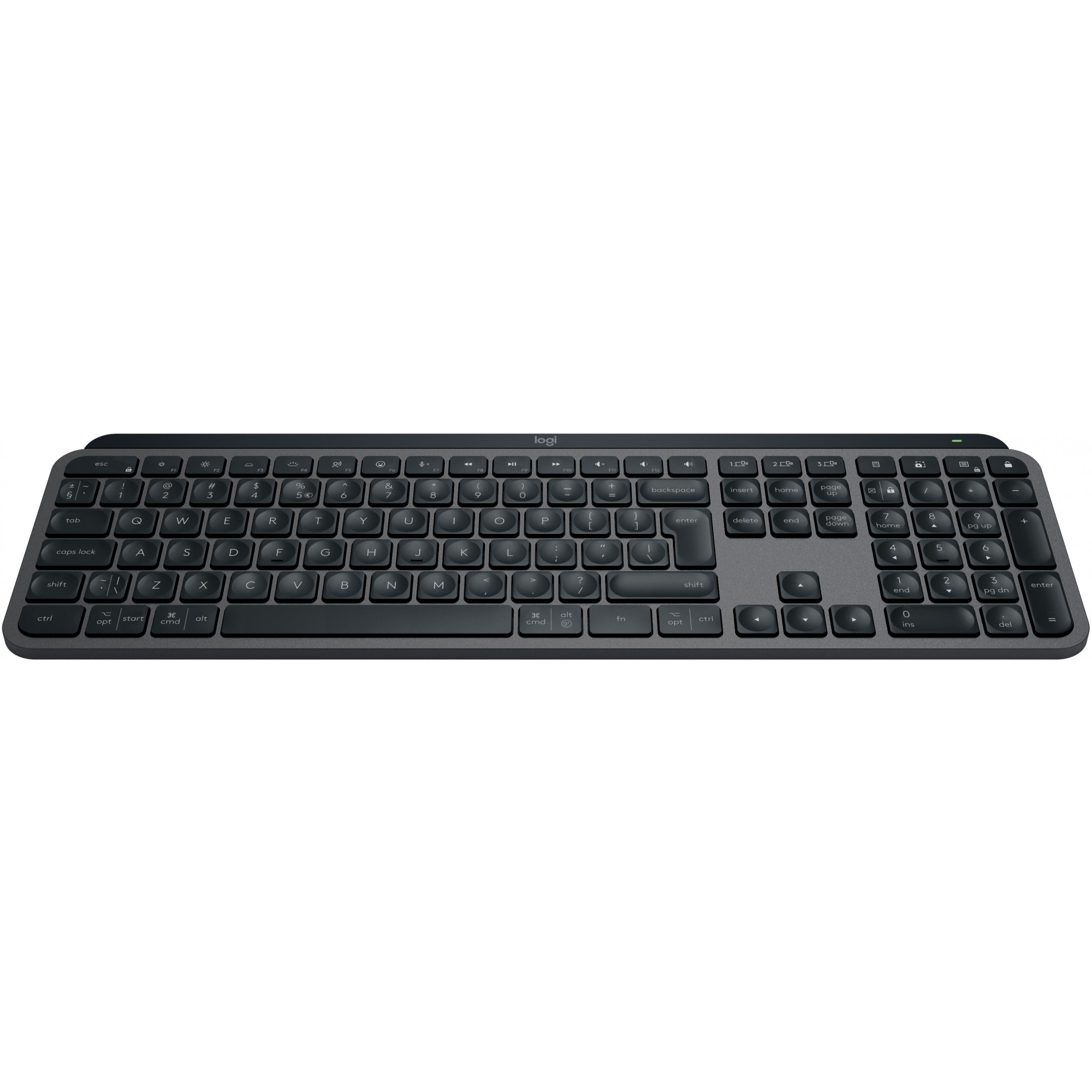 Tipkovnica LOGITECH MX Keys S (bežična, pozadinsko osvjetljenje, grafitna)-11
