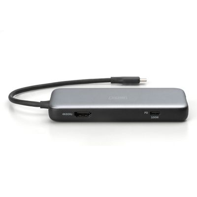Docking stanica DIGITUS USB-C 7-Port (4K/60Hz, 100W PD, GbE)-1