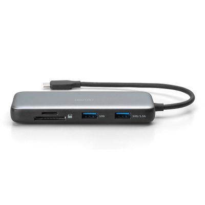 Docking stanica DIGITUS USB-C 7-Port (4K/60Hz, 100W PD, GbE)