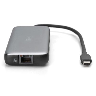 Docking stanica DIGITUS USB-C 7-Port (4K/60Hz, 100W PD, GbE)-2