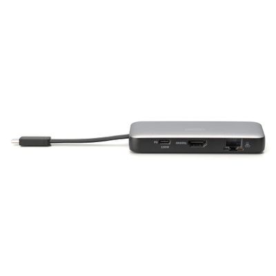 Docking stanica DIGITUS USB-C Travel 7-Port (7-u-1, 4K@60Hz, GbE LAN)