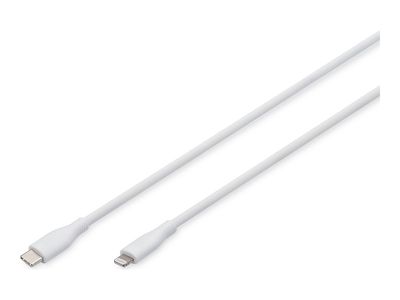 Kabel Digitus za punjenje USB-C do Lightning 1m bijeli (60 W, 480 Mbps, 25,000 ciklusa savijanja)-0