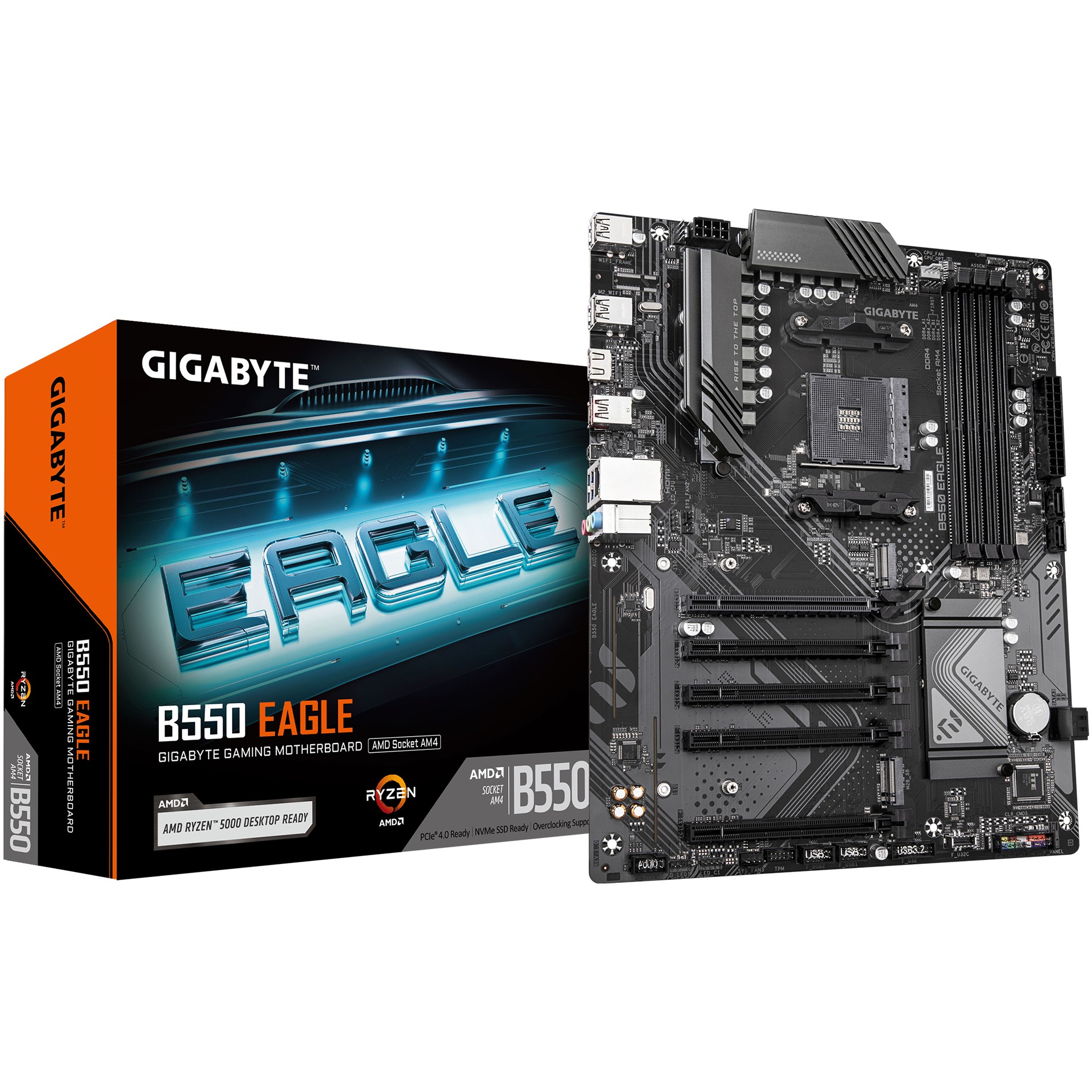 Matična ploča GIGABYTE B550 EAGLE (ATX, Socket AM4, AMD B550)-5