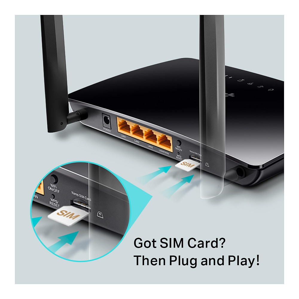 Wi-Fi router TP-LINK 300 Mbps bežični N 4G LTE-7