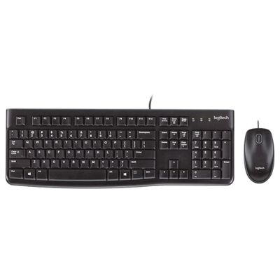 Set tipkovnice i miša LOGITECH MK120 crna – internacionalna non HR tipkovnica