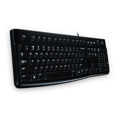 Tipkovnica LOGITECH K120 for Business crna – internacionalna non HR tipkovnica
