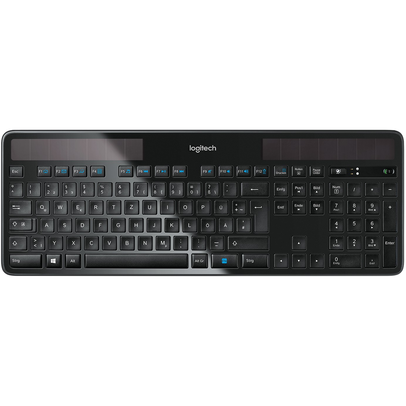 Tipkovnica LOGITECH K750 Solar crna – internacionalna non HR tipkovnica-4