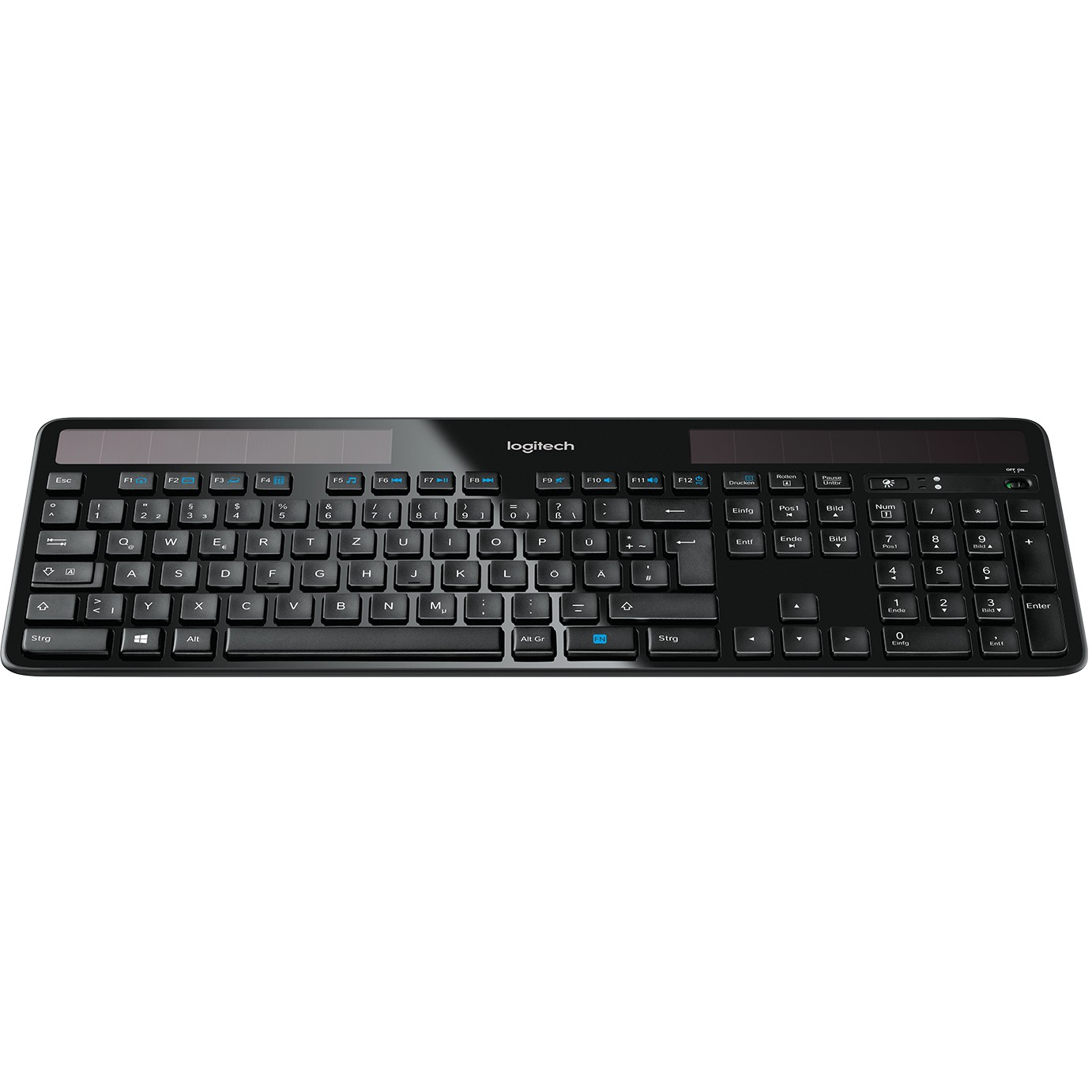 Tipkovnica LOGITECH K750 Solar crna – internacionalna non HR tipkovnica-5