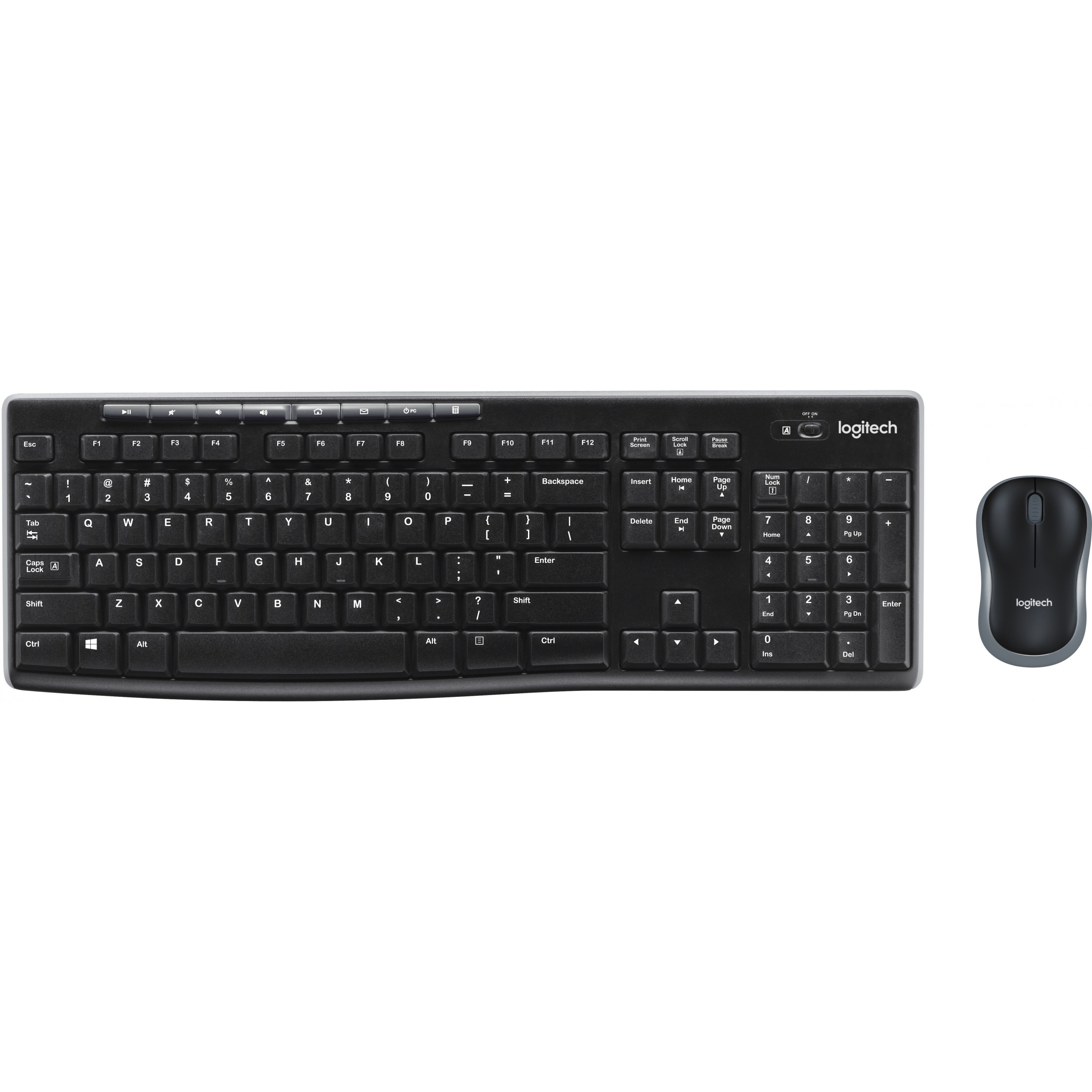 Set tipkovnice i miša LOGITECH MK270 crna – internacionalna non HR tipkovnica-7