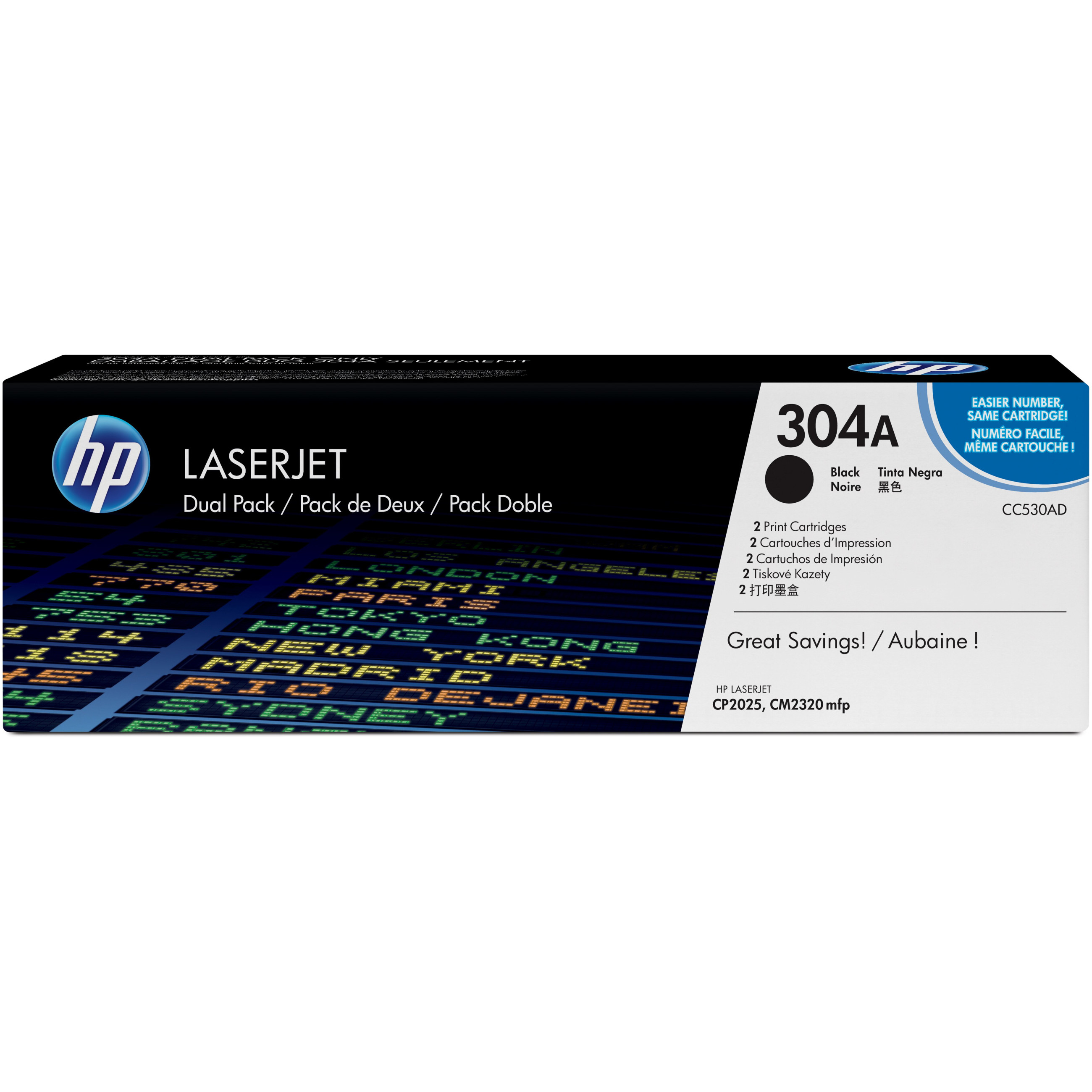 Toner HP 304A crna boja - original - LaserJet - 2-pack-1