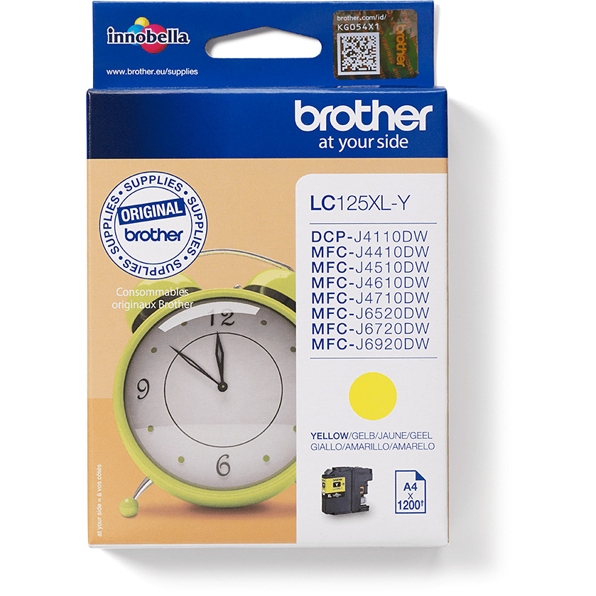 Toner BROTHER LC125XLY (žuta boja, super visokog prinosa)-1