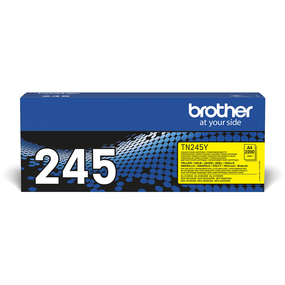 Patrona s tonerom visokog prinosa BROTHER TN245Y (original, žuta)-2