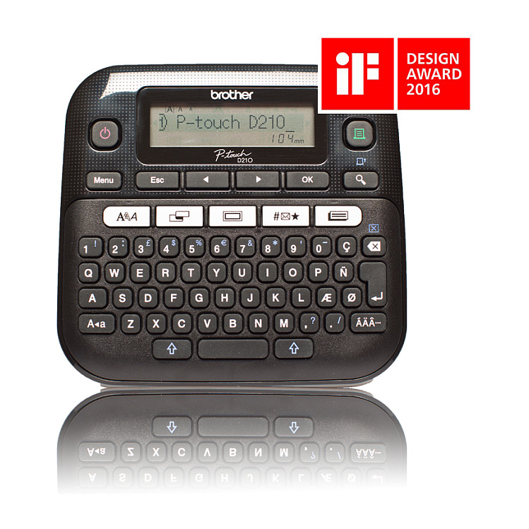 Printer za naljepnice BROTHER P-Touch PT-D210 (QWERTY tipkovnica, TZe trake do 12mm)-4
