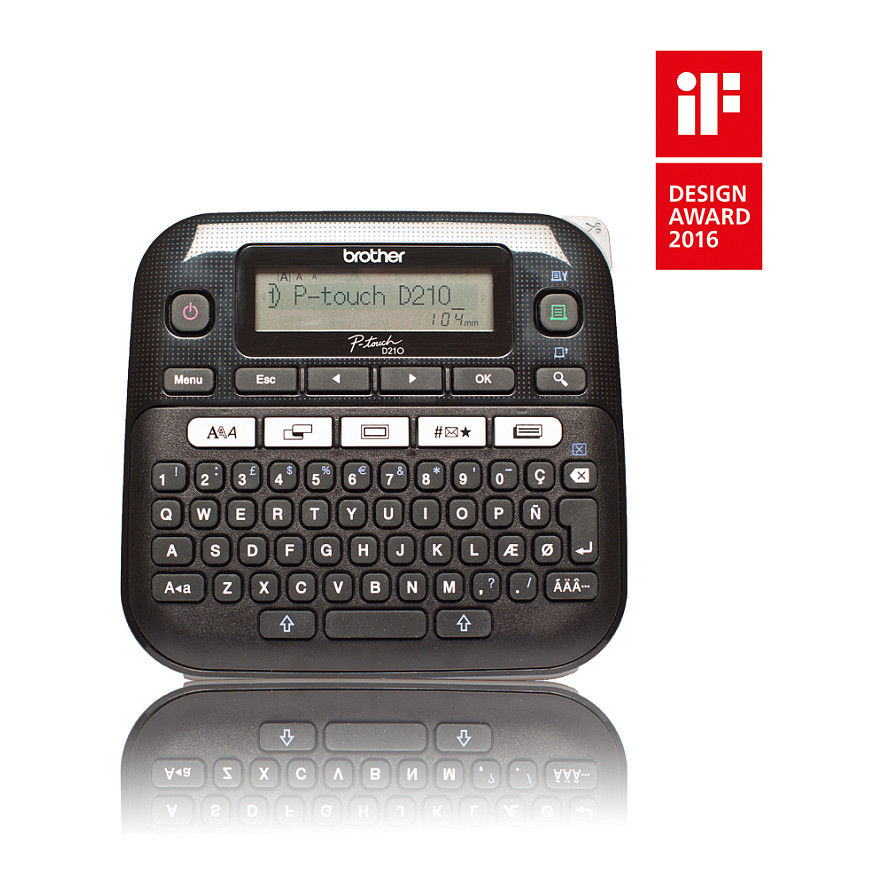 Printer za naljepnice BROTHER P-Touch PT-D210 (QWERTY tipkovnica, TZe trake do 12mm)-6