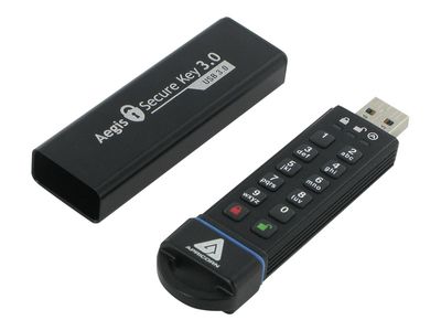 USB memorija APRICORN Aegis Secure Key 3.0 (16gb, usb 3.0, 256-bit aes enkripcija, pin pristup)-2