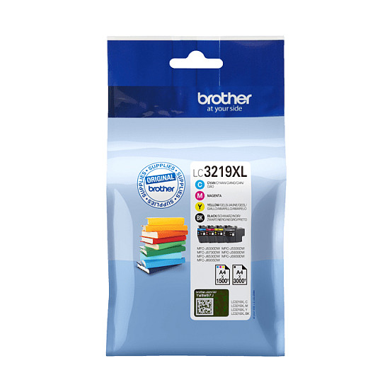 Paket spremnika tinte BROTHER LC3219XL (4 komada, XL, original) crna, žuta, cijan, magenta-7