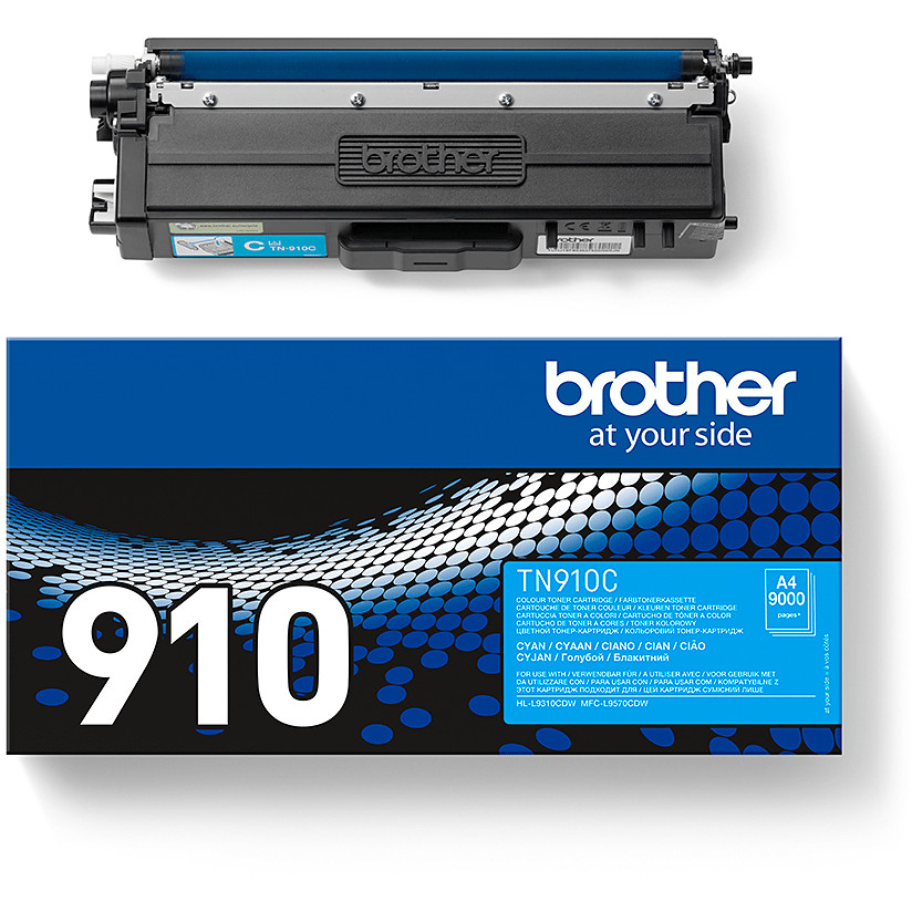 Toner BROTHER TN910C cijan (original, ultra jumbo prinos)-5