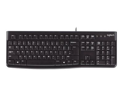 Tipkovnica LOGITECH K120 (nizozemski raspored) crna – internacionalna non HR tipkovnica-0