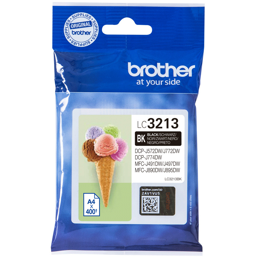 Patrona s tintom BROTHER LC3213BK (original) crna-2
