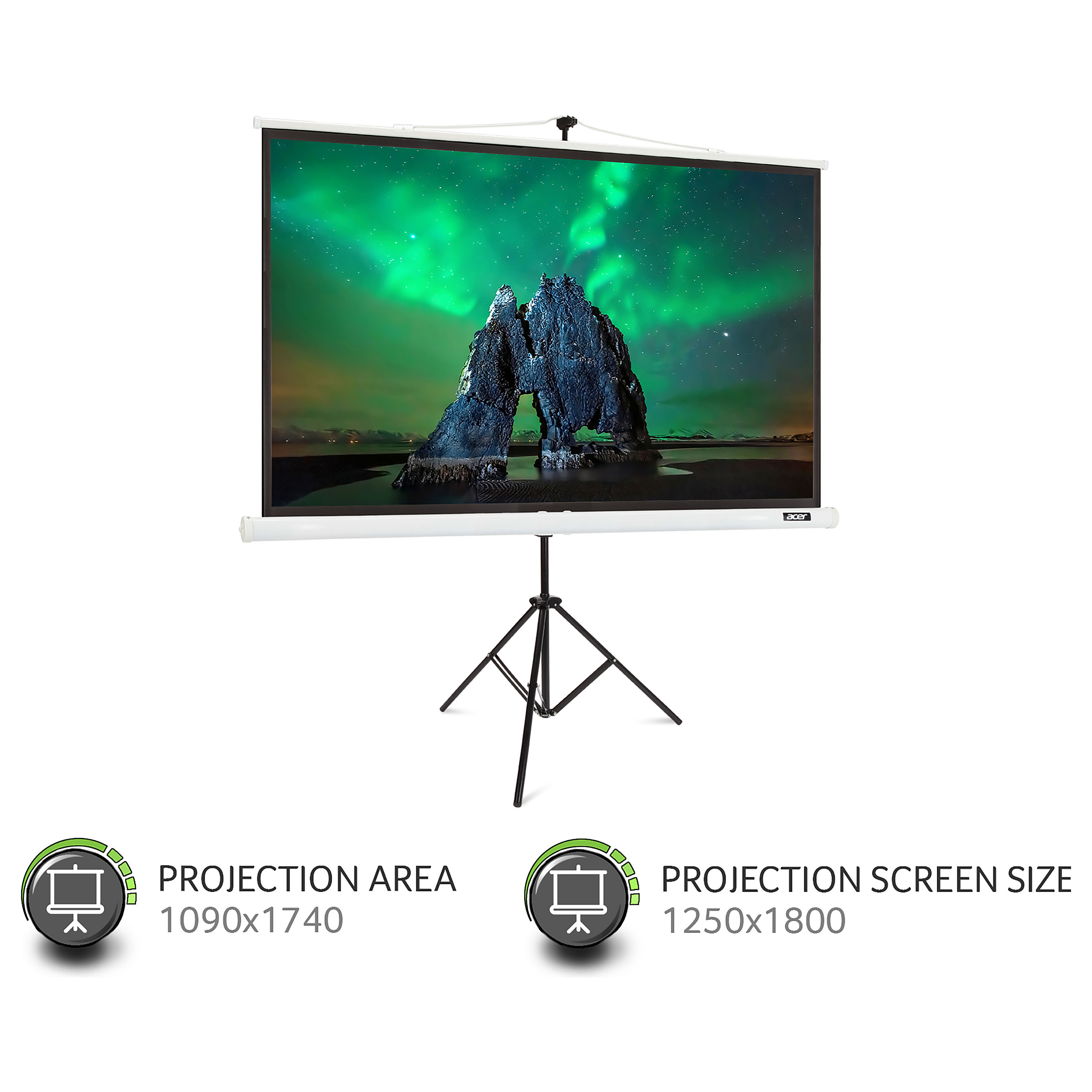 Projekcijsko platno ACER T82-W01MW (82.5", 210 cm)-5