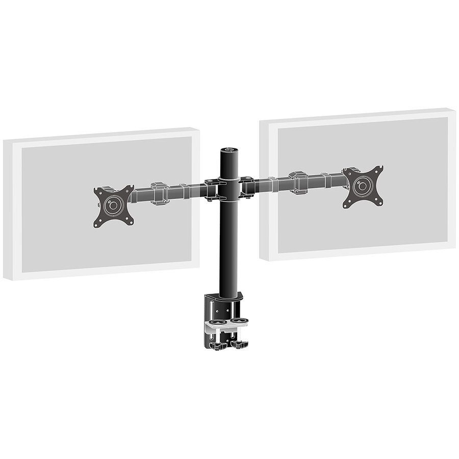 Nosač monitora IIYAMA DS1002C-B1 (za 2 monitora, stolni, podesiva ruka)-5