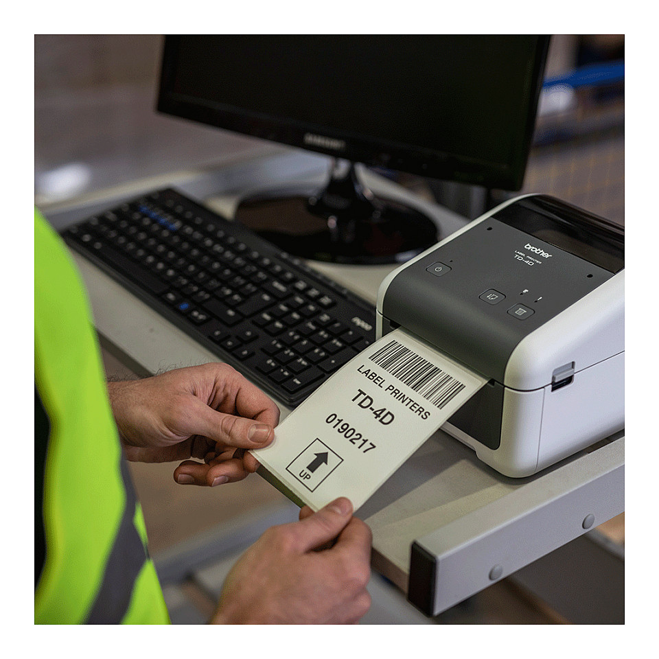 Pisač naljepnica BROTHER TD-4520DN (300 dpi, 152 mm/s, LAN, USB)-4