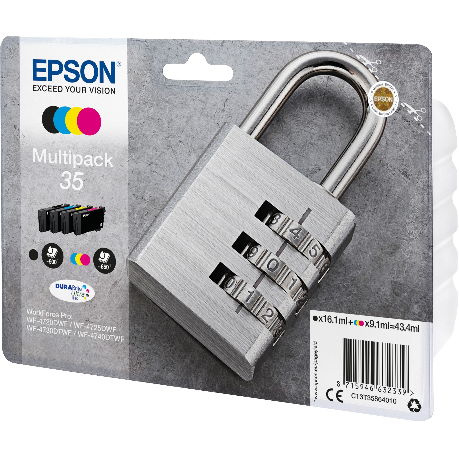 Toner EPSON 35 Multipack (crna, žuta, cijan, magenta)-3