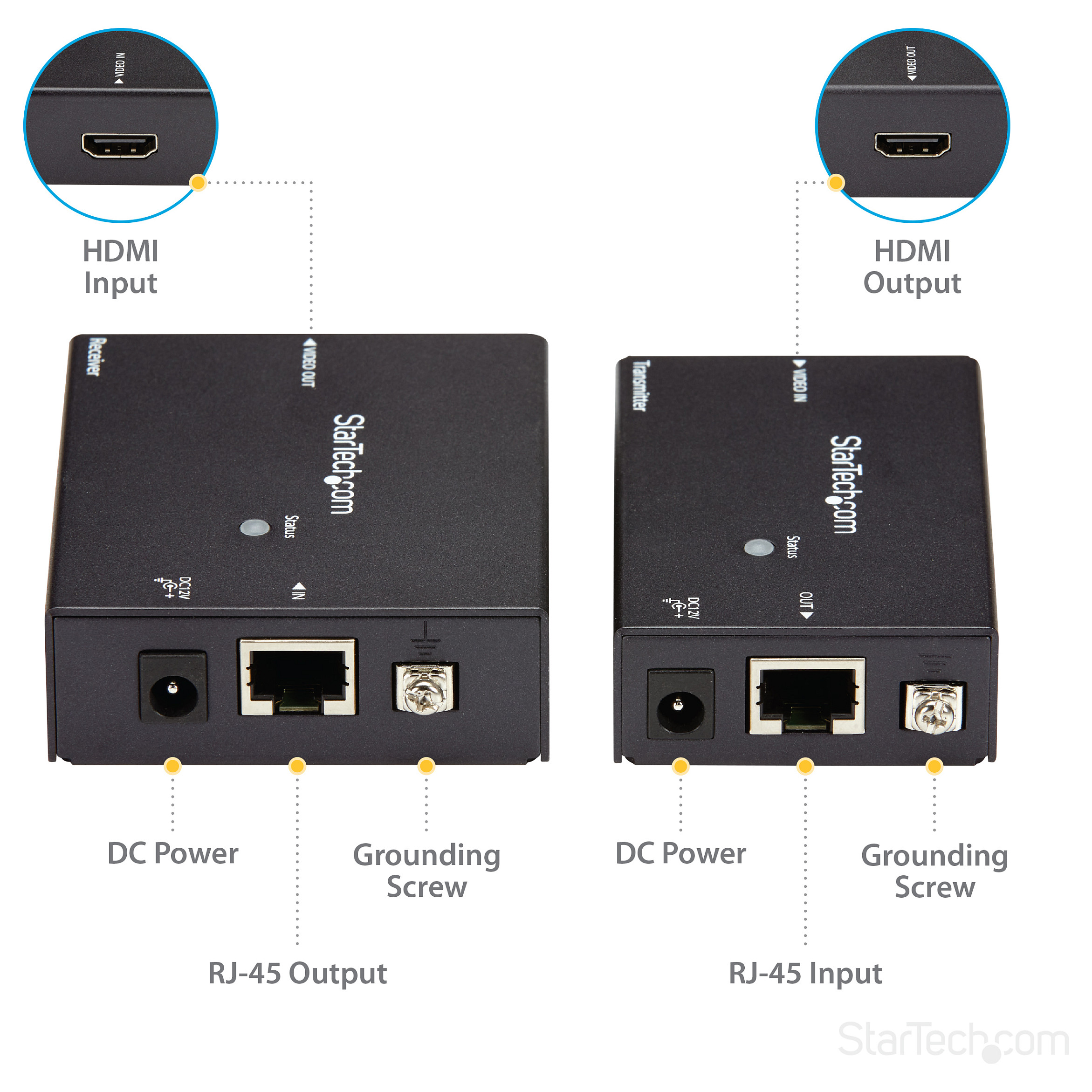 Produživač HDMI signala STARTECH.COM ST121HDBTE (HDBaseT, 4K)-14