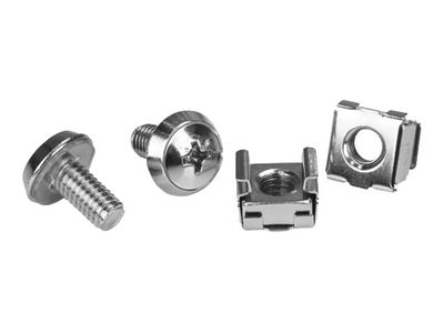 Set vijaka i matica STARTECH.COM CABSCREWM62 (M6, 100 komada, za serverski ormar)-2