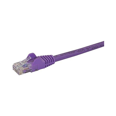 Mrežni kabel STARTECH.COM N6PATC1MPL (Cat6, 1 m, UTP, 100W PoE, ljubičasti)-6