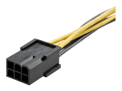 Kabel za napajanje PCI Express 6 pin na 8 pin STARTECH.COM PCIEX68ADAP (kabel za napajanje, 6 pin PCIe napajanje (F) na 8 pin PCIe napajanje (M), 6.1 in, 15.5-3