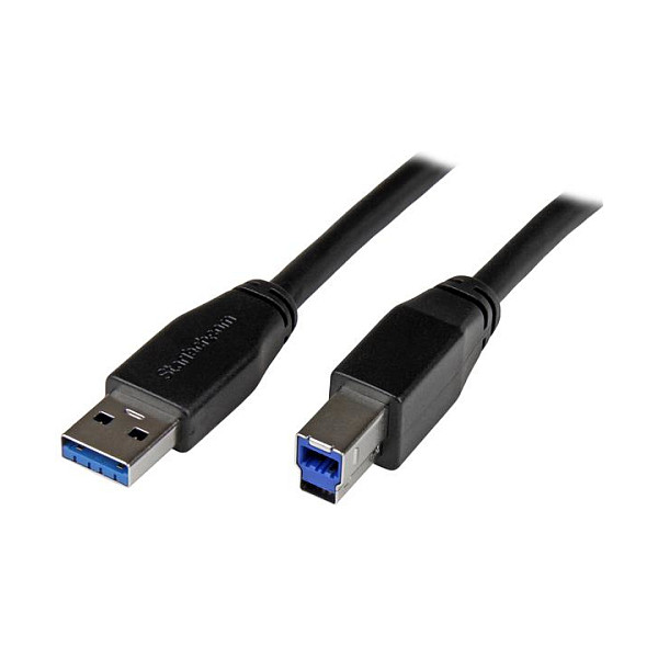 USB kabel STARTECH.COM USB3SAB5M (5m, aktivni, USB 3.0, USB-A na USB-B, 5 Gbps)-2
