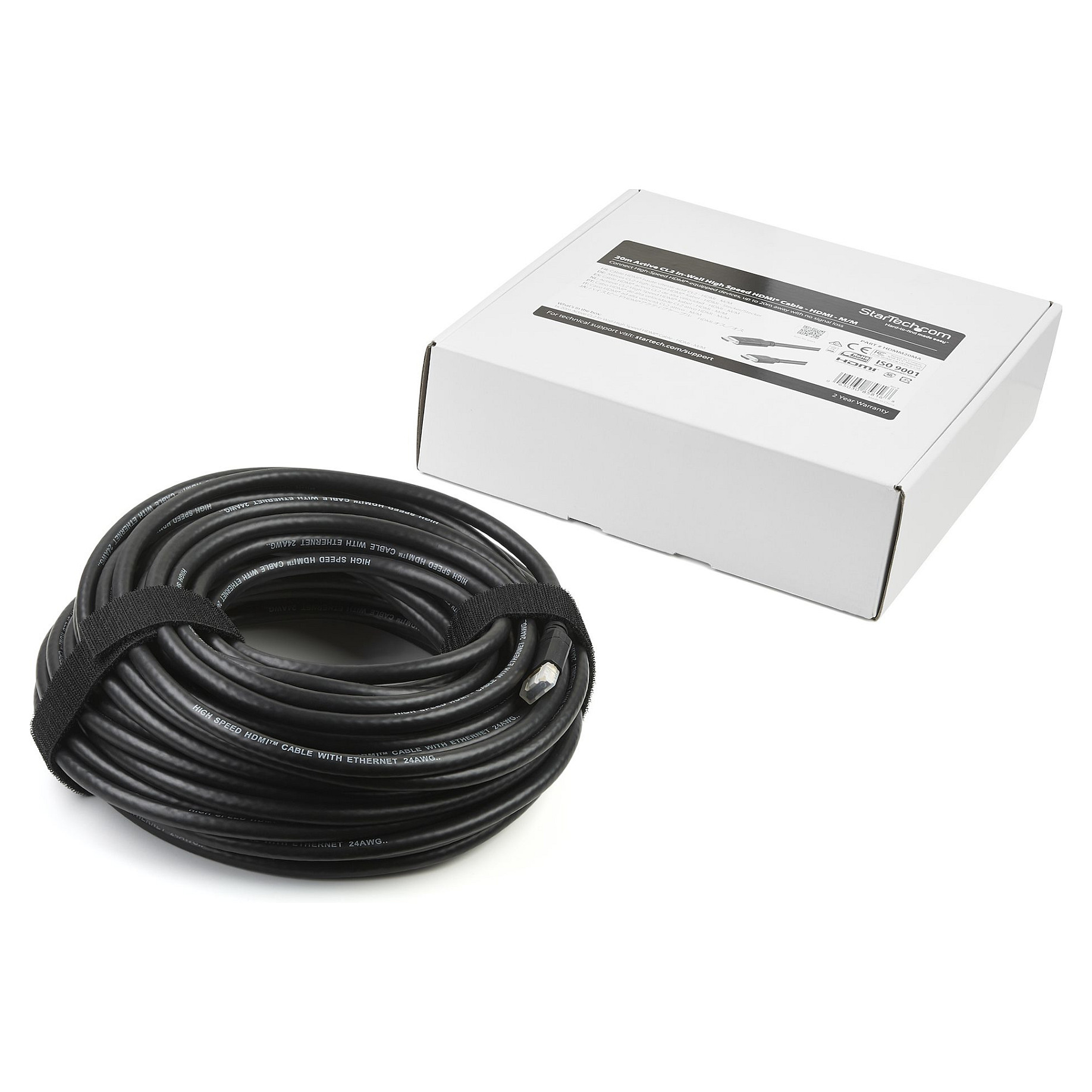 HDMI kabel STARTECH.COM HDMM20MA (20 m, aktivni, 4K Ultra HD, CL2 za ugradnju u zid)-3