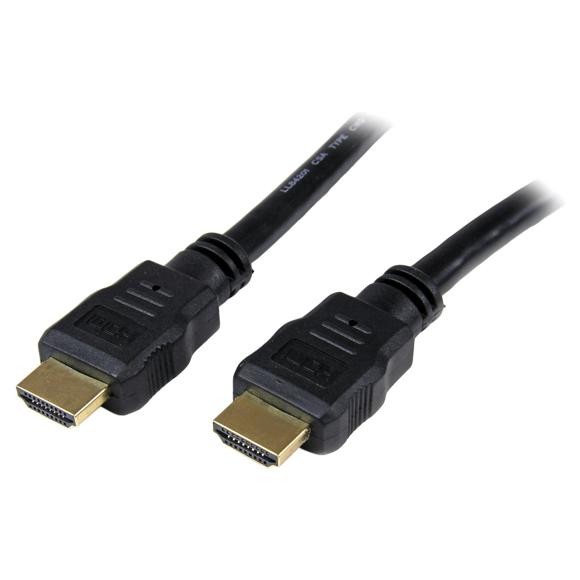 HDMI kabel STARTECH.com 0.5m High Speed (Ultra HD 4k x 2k HDMI Cable, HDMI to HDMI M/M, 50cm HDMI 1.4 Cable, Audio/Video Gold-Plated (HDMM50CM), 50 cm)-2