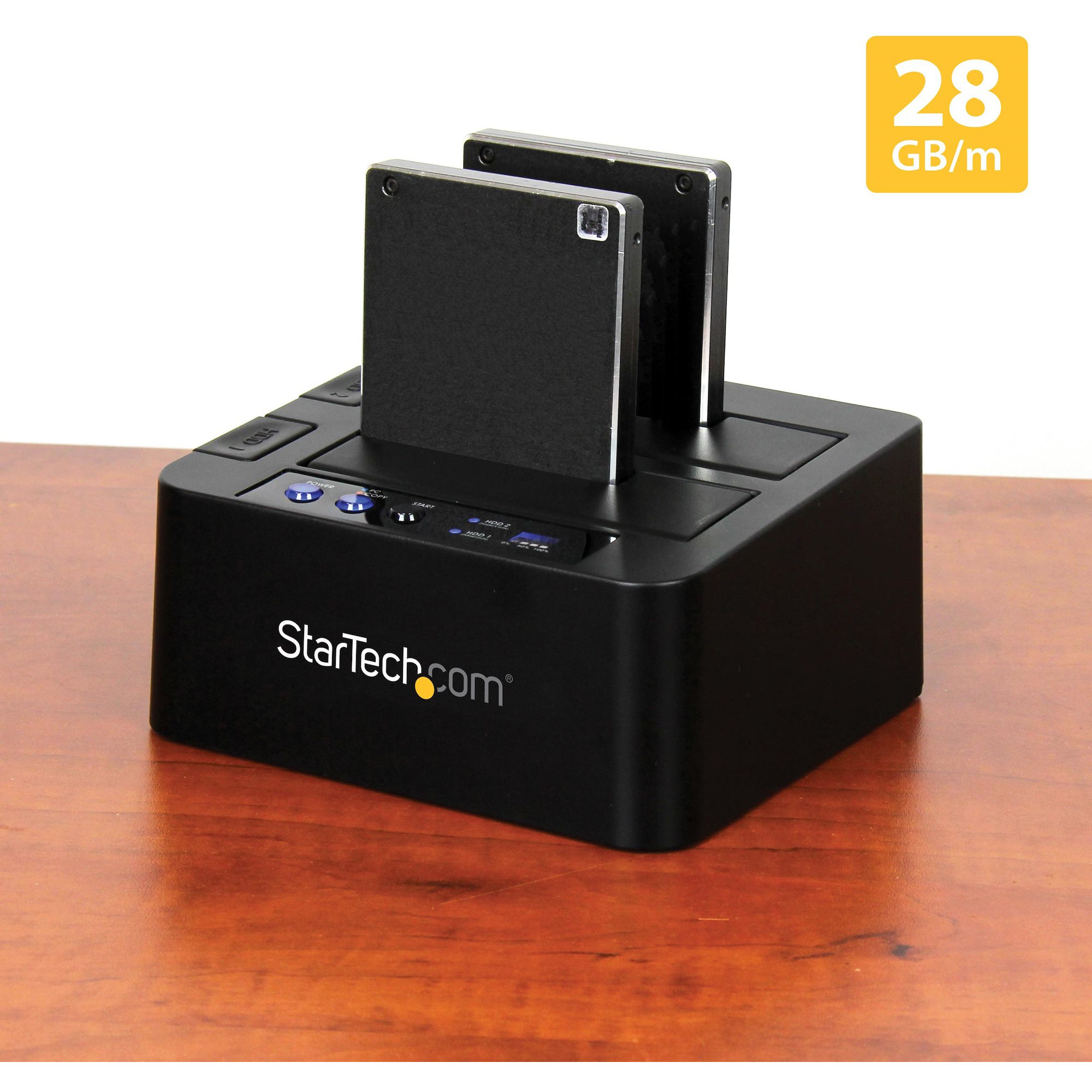 Uređaj za dupliciranje tvrdih diskova STARTECH.COM (samostalni duplikator, kloner/kopirka s dva utora za HDD/SSD, USB 3.1)-13