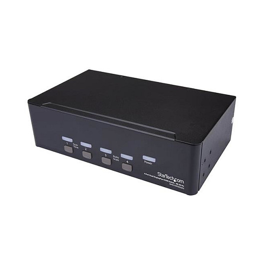 KVM Preklopnik STARTECH.COM SV431DPDDUA2 (4-portni, Dual DisplayPort, 4K 60Hz, USB Hub, Audio)-4
