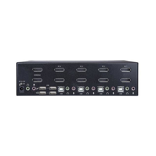KVM Preklopnik STARTECH.COM SV431DPDDUA2 (4-portni, Dual DisplayPort, 4K 60Hz, USB Hub, Audio)-8