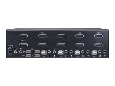 KVM Preklopnik STARTECH.COM SV431DPDDUA2 (4-portni, Dual DisplayPort, 4K 60Hz, USB Hub, Audio)-2