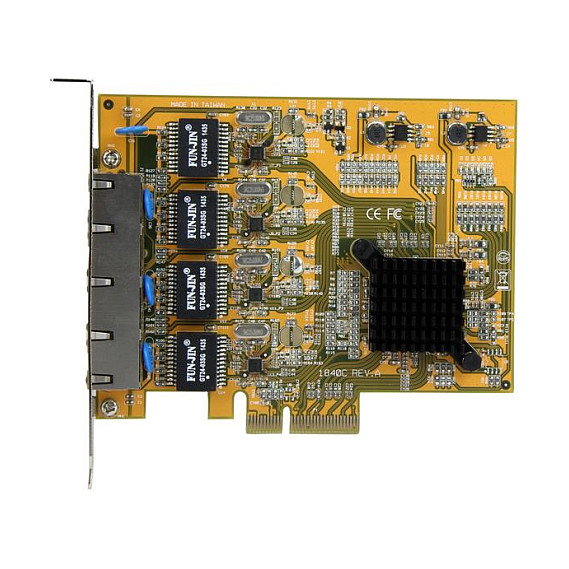 Mrežna kartica STARTECH.COM ST1000SPEX43, 4-portna, Gigabit Ethernet, PCIe-5