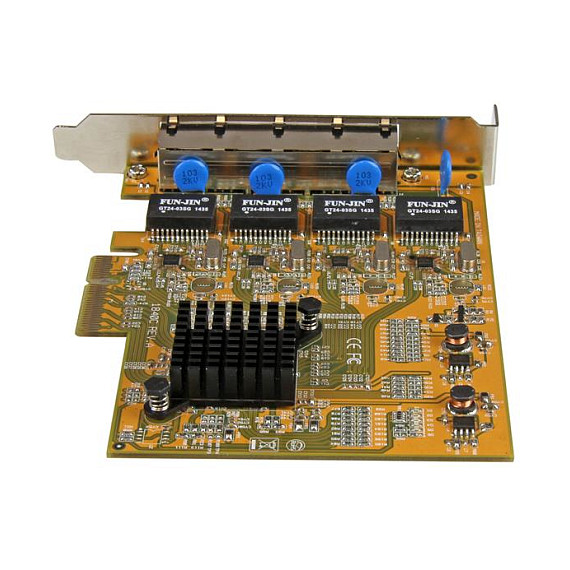 Mrežna kartica STARTECH.COM ST1000SPEX43, 4-portna, Gigabit Ethernet, PCIe-7
