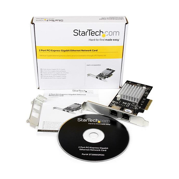 Mrežna kartica STARTECH.COM ST2000SPEXI (PCIe, 2x Gigabit Ethernet, Intel I350)-8