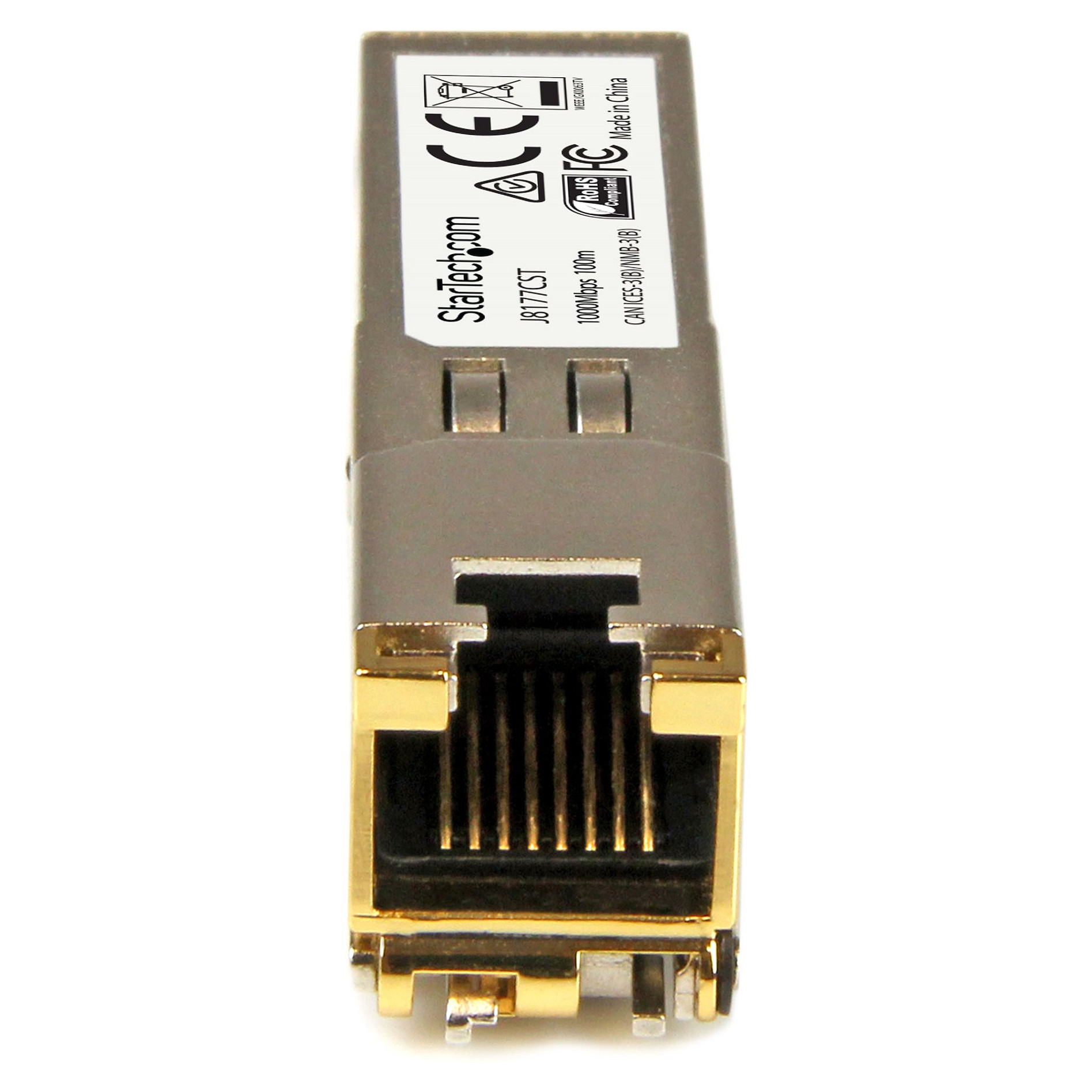 SFP Modul STARTECH.COM J8177CST 1000BASE-T Gigabit Ethernet RJ45 100m (HPE J8177C kompatibilan)-4