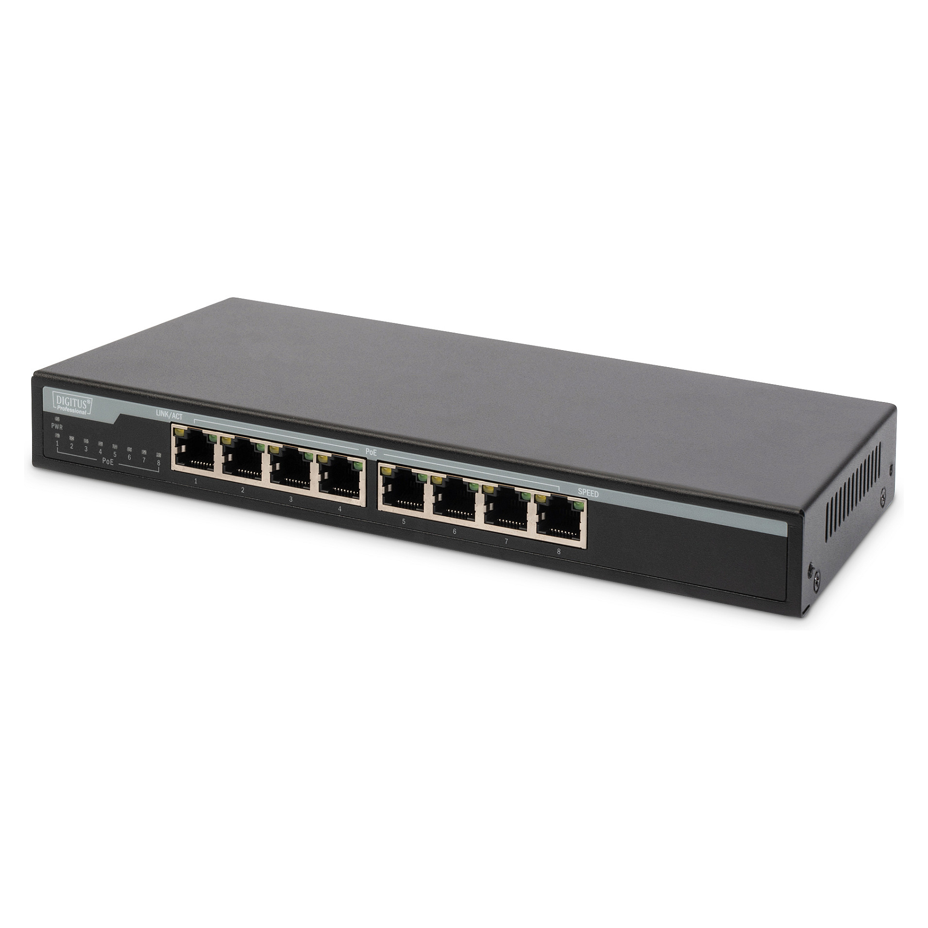 Mrežni switch DIGITUS Professional DN-95340 (8-portni, Gigabit, PoE+, 135W)-3