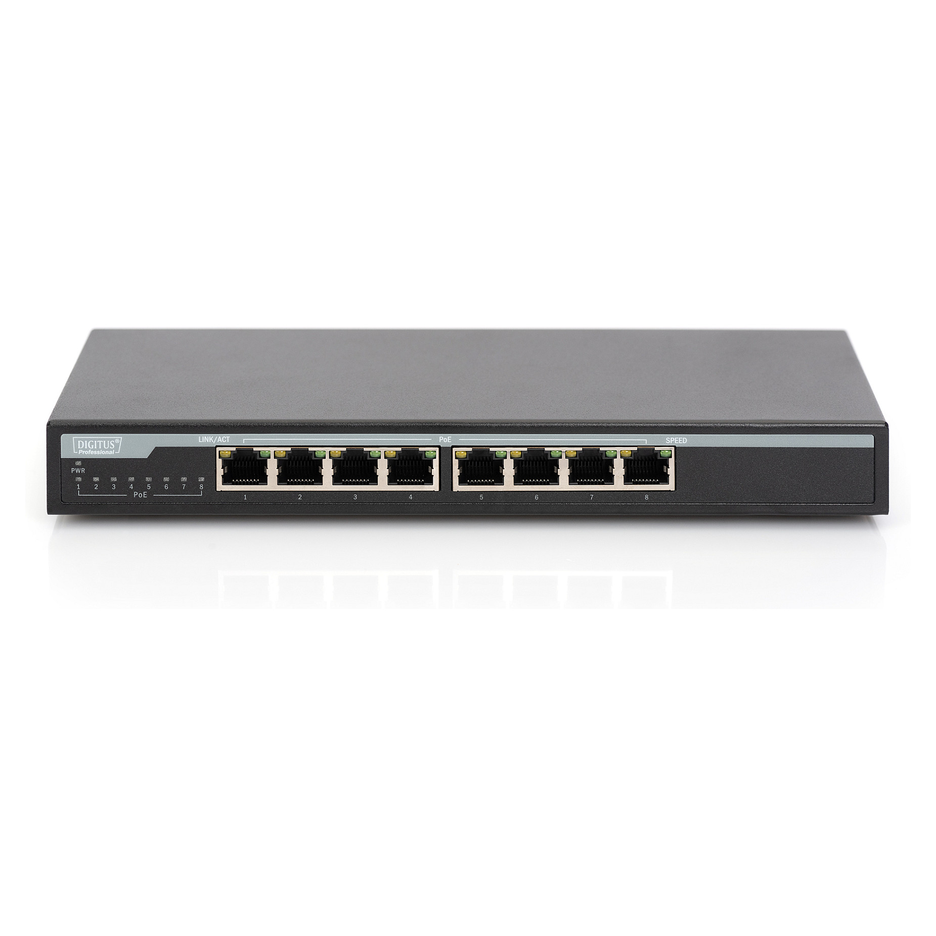 Mrežni switch DIGITUS Professional DN-95340 (8-portni, Gigabit, PoE+, 135W)-5