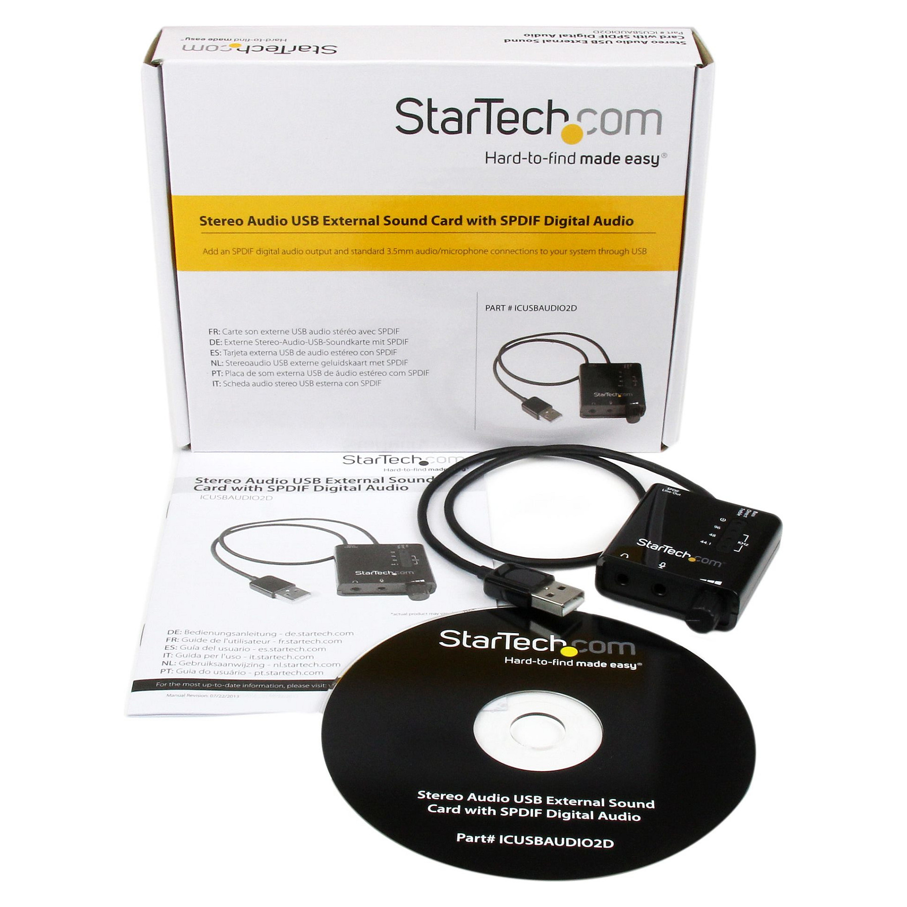 Zvučna kartica STARTECH.COM ICUSBAUDIO2D-9