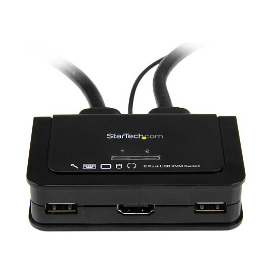 HDMI KVM preklopnik STARTECH.COM (s audio i daljinskim prekidačem, USB napajanje, HDMI, dvostruki port, SV211HDUA)-6