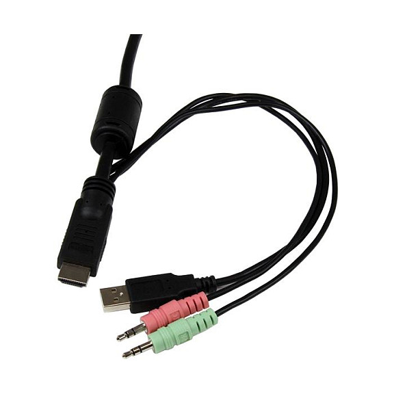 HDMI KVM preklopnik STARTECH.COM (s audio i daljinskim prekidačem, USB napajanje, HDMI, dvostruki port, SV211HDUA)-7